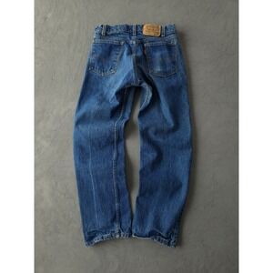 Vintage 1980s Levi's 20505 Orange Tab Denim Straight Leg Jeans 29 x 27